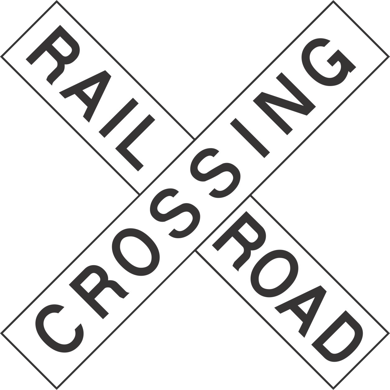 HO Scale - Crossbucks – Choose Pole Type (4, 10, or 30-Pack)