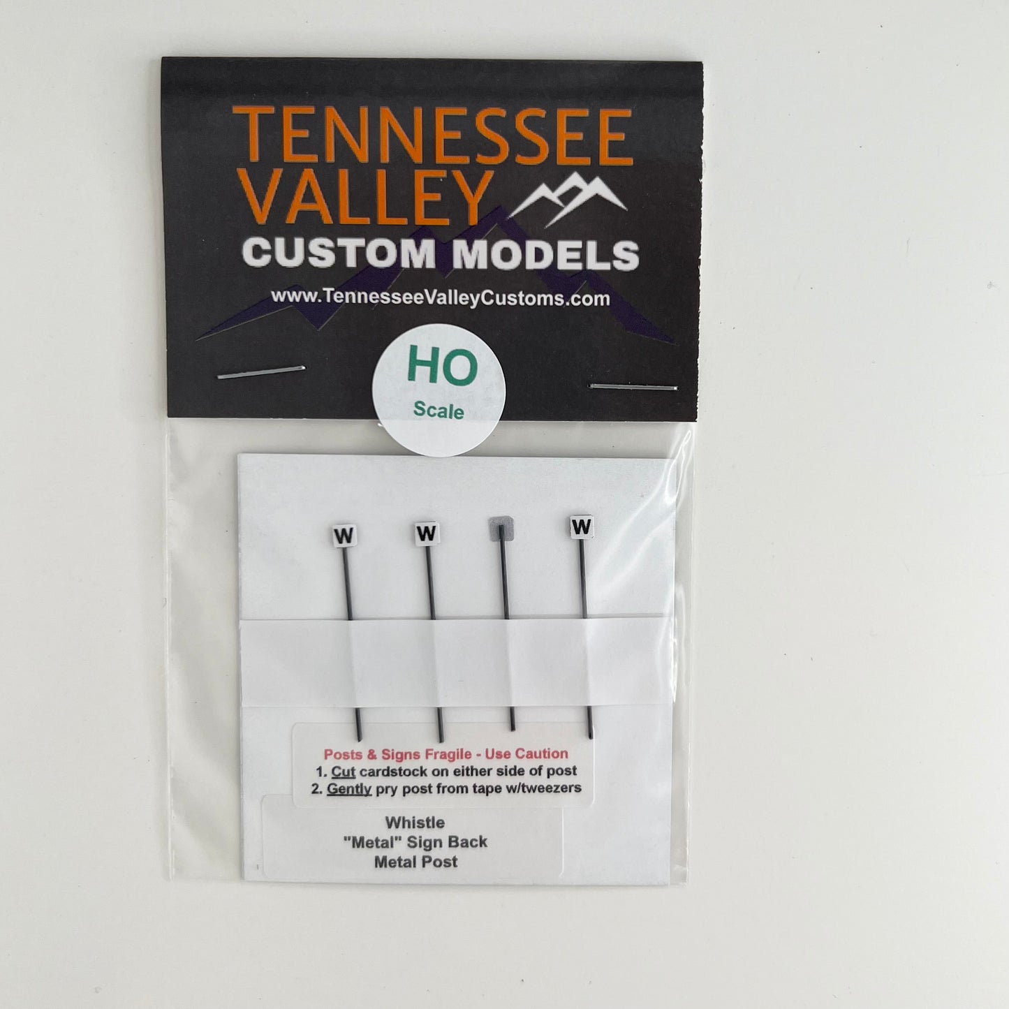 Model Railway Sign, Model Railroad Sign, Whistle Stop, Black W White background, metal post, O Scale, O Gauge, N Scale, N Gauge, HO Scale, HO Gauge, S Scale, S Gauge