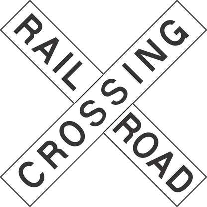 HO Scale - Crossbucks – Choose Pole Type (4, 10, or 30-Pack)
