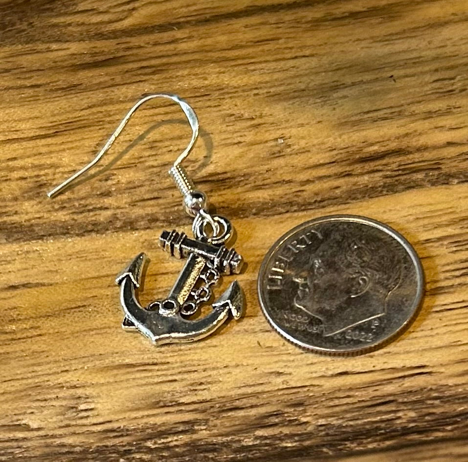 Nautical Anchor and Chain Earrings – Ocean-Inspired Jewelry for Sea Lovers